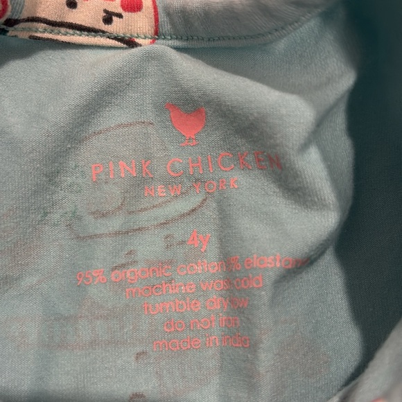 EUC Pink Chicken Organic Steph Dress in Mr Frost Sz 4 - Picture 3 of 5